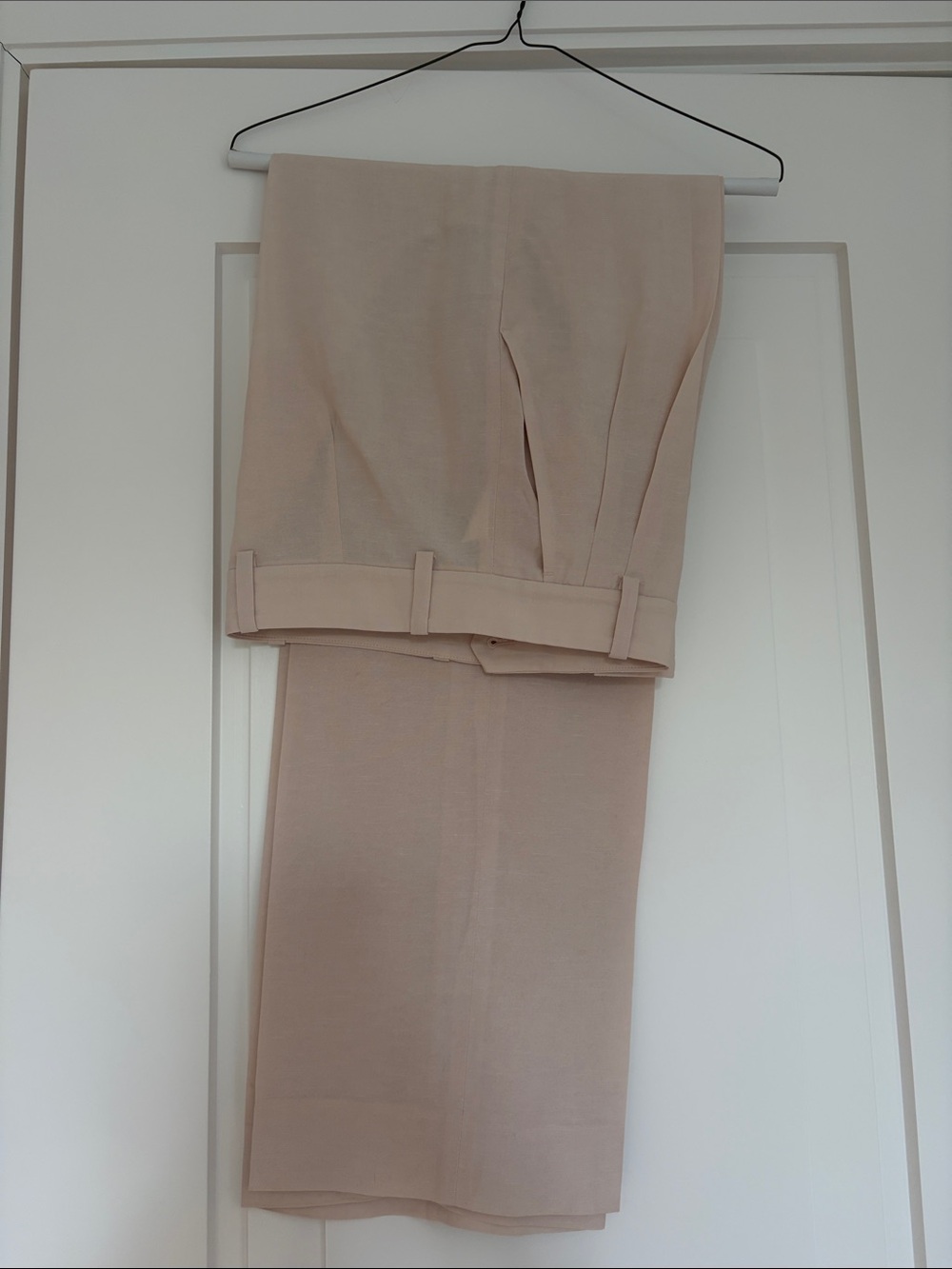 Club Monaco Blush Beige Tailored Trousers